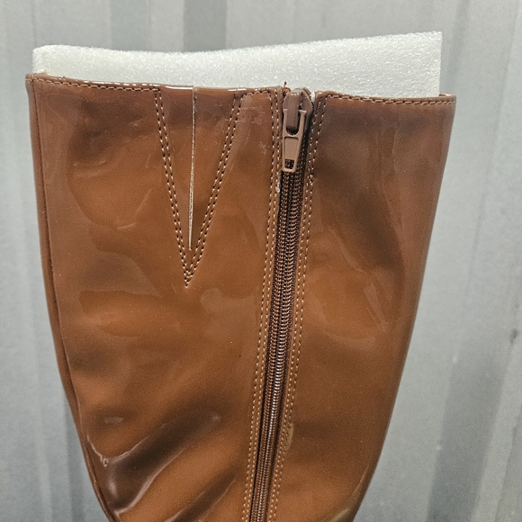 INC International Concepts Rajel Congac Pointed Stilleto Heels Brown Boots - Picture 8 of 11